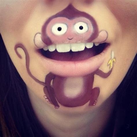 Makeup Artist Laura Jenkinson Turns Her Lips Into Cute Cartoon