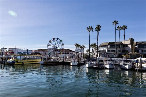Balboa Island Fun Zone In Newport Beach California Editorial Stock