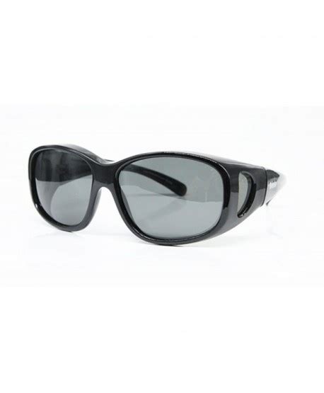 Polarized Wrap Around Sunglasses Over Prescription Glasses Medium Large