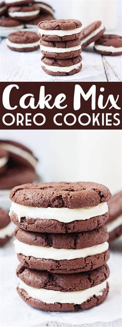 The temperatures in my home state have been all over the place. Cake Mix Oreo Cookies | Half-Scratched - Yummy Recipes