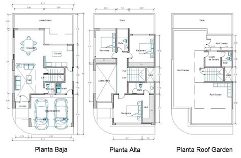 Planos De Casas Con Sala A Doble Altura Planos Arquitectonicos