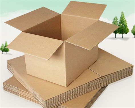 Eco Friendly Recyclable Brown Kraft Corrugated Box Express Shipping Box