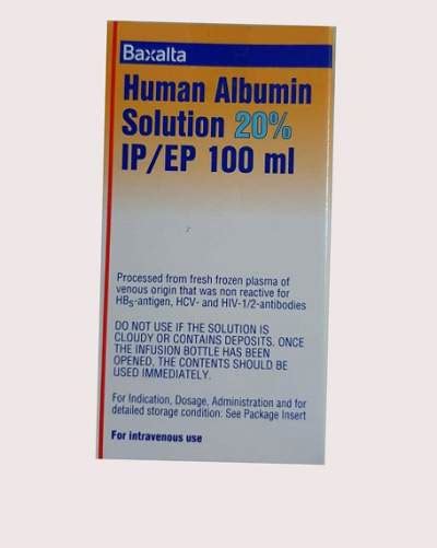 baxter human albumin 20 injection wholesale price in india