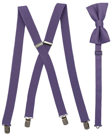 Tahiti Mens Suspenders And Bow Tie Sets 1inch X Back Spencer Js