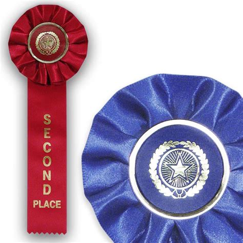 Stock Rosettes Personalized Ribbons