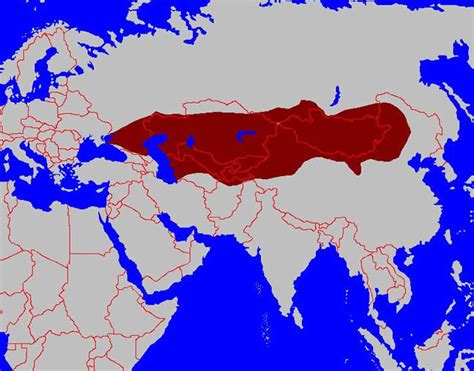 Picture Information Map Of Gokturk Khaganate