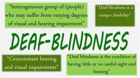 Deaf Blindness Ppt