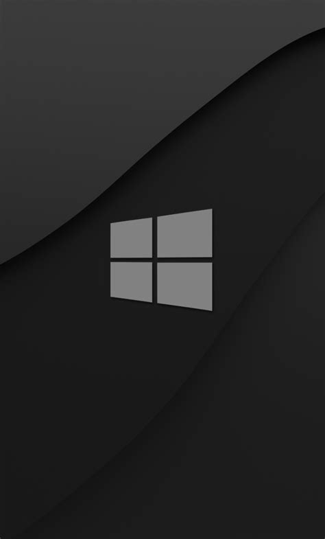 1280x2120 Windows 10 Dark Logo 4k Iphone 6 Hd 4k Wallpapersimages