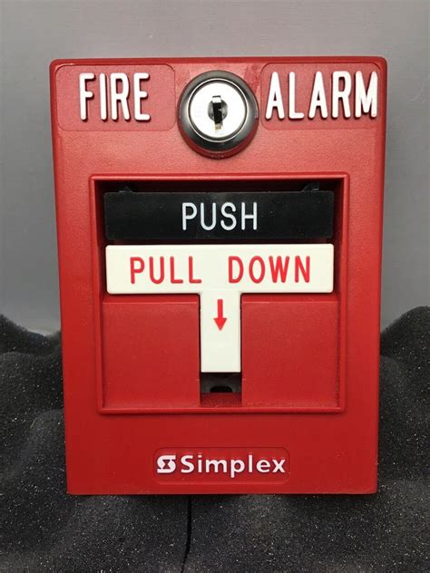 Simplex 4099 9003 Fire Alarm Dual Action Addressable Pull Station