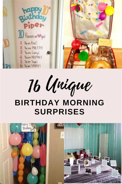 Show Just How Much You Care On Your Teenagers Birthday With These Unique Birthday Morning
