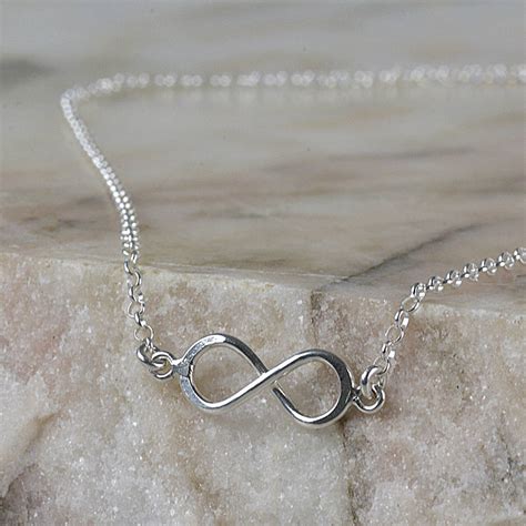 Sterling Silver Infinity Necklace By Tales From The Earth