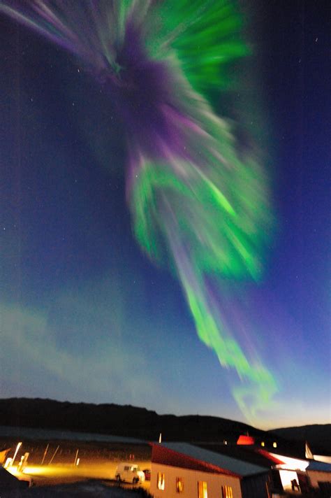 An aurora, sometimes referred to as a polar light, is a natural light display in the sky, predominantly seen in the high latitude (arctic and antarctic) the form of the aurora, occurring within bands around both polar regions, is also dependent on the amount of acceleration imparted to the precipitating. Sun's energy burst could trigger aurora display | Science Buzz