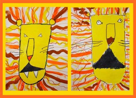 Kindergarten Lions Mrs Guttermans Art Blog Kindergarten Pattern