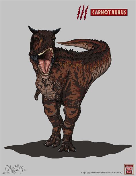 Jurassic World Fallen Kingdom Carnotaurus By Jurassicworldfan On Deviantart Artofit