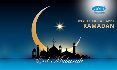 The ninth month has been started now and its time. Maxwell Relocations wishes you a very happy Ramadan