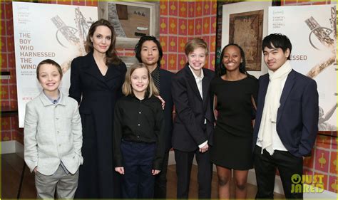 Angelina Jolie Makes Rare Appearance With All Six Children Photo