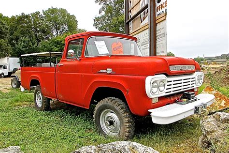 Rare 1959 Factory 4×4 Ford F100 With Diesel Power Atx Car Pics My