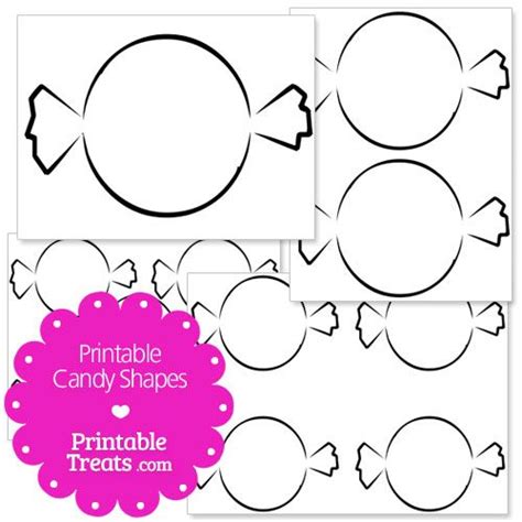 Printable Candy Shapes Candy Coloring Pages Printable Candy Candy