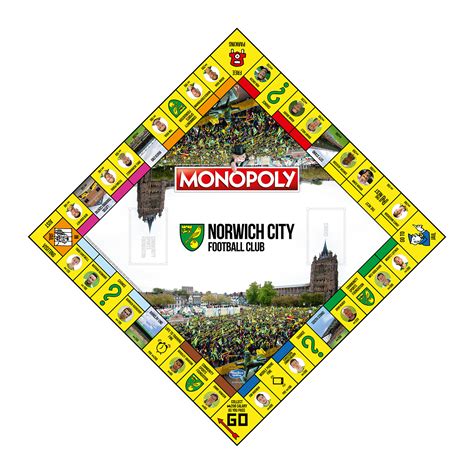 Norwich city football club (also known as the canaries or the yellows) is an english professional football club based in norwich, norfolk, that competes in the championship. Norwich City FC Monopoly