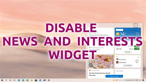 🥇 Hur Man Tar Bort Widgeten För Nyheter Och Intressen Från Windows 10