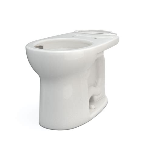 Toto Drake Round Tornado Flush Toilet Bowl With Cefiontect Colonial White