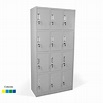 Lockers de Metal Gris 12 Casilleros – IRP Computers Store
