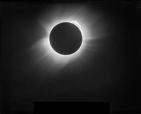 Original Image Of The 1919 Solar Eclipse Eso España