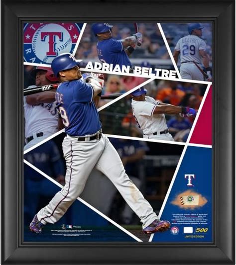 Verified actual gamer program ltt. Adrian Beltre Texas Rangers Framed 15" x 17" Impact Player ...