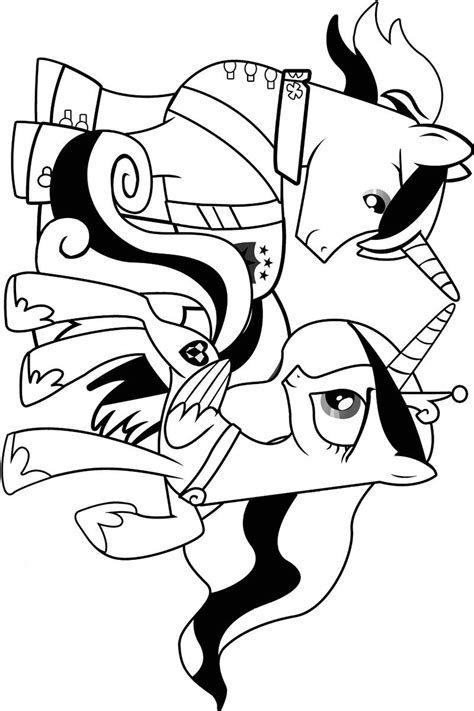 In the coloring page, you will see a color white and black but if you want, you can print it and make coloring as you like. My Little Pony Coloring Pages