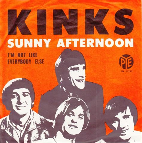 The Kinks Sunny Afternoon Sheet Music For Piano With Letters Download Pianoandvocal Sku