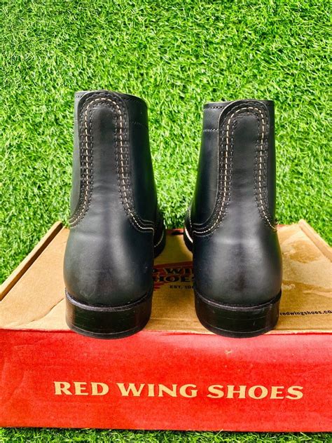 red wing 9218 x brooks brothers premium iron ranger model men s fashion footwear boots on