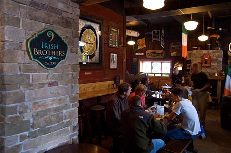 Nine Irish Brothers Pub Interior Sign Tom Gill Flickr