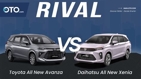 All New Toyota Avanza Vs All New Daihatsu Xenia OTO Rival YouTube