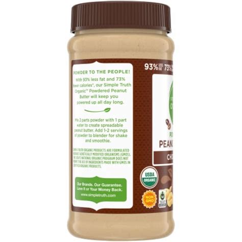 Simple Truth Organic Chocolate Powdered Peanut Butter 65 Oz Pay