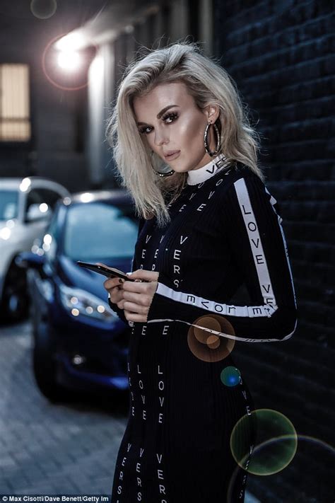 Tallia Storm Looks Devilishly Sexy In £600 Versace Dress Daily Mail