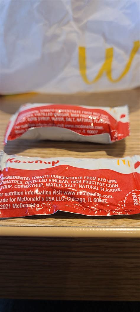 This Mcdonalds Ketchup Packet Is Stuffed Rmildlyinteresting