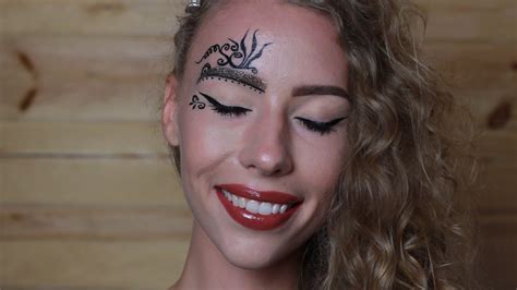Nyx Face Award Baltics Contest Face Henna Tattoo Tutorial Youtube