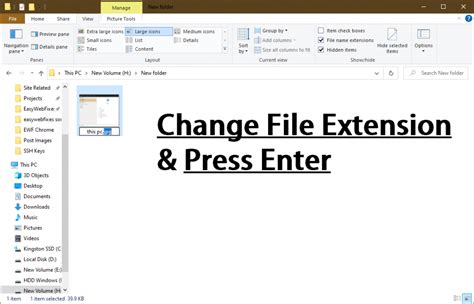 How To Change File Type Format And Extension In Windows 10