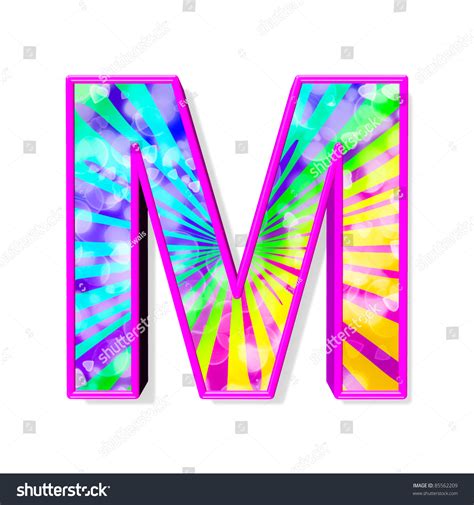 Colorful Alphabet Letter M Stock Photo 85562209 Shutterstock