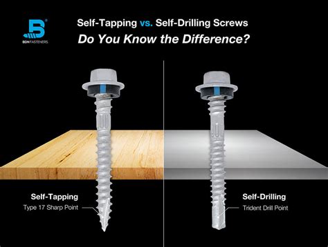 Whats The Difference Between Self Drilling And Self Tapping Screws
