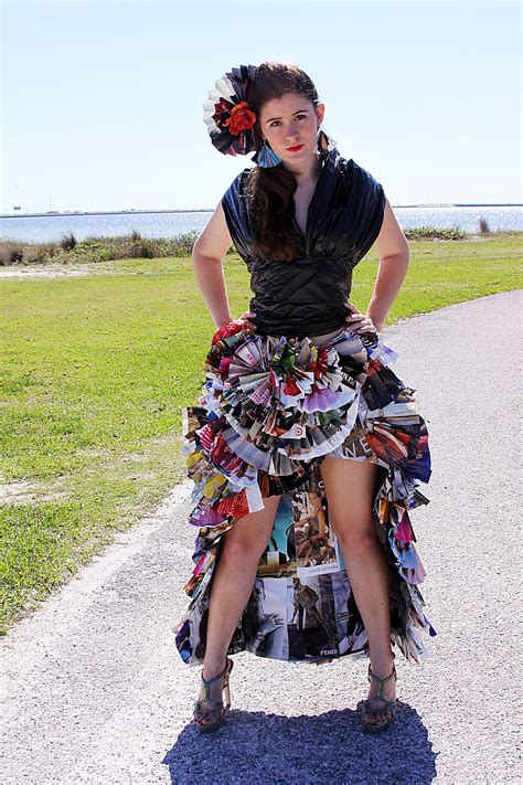 Garbage Fashion Trashion Flamenco Dress