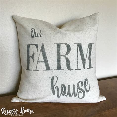 Our Farmhouse Rustic Pillow Cover Farmhouse Pillow Multi Sizes