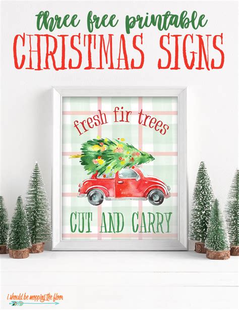 Free Printable Christmas Signs I Should Be Mopping The Floor