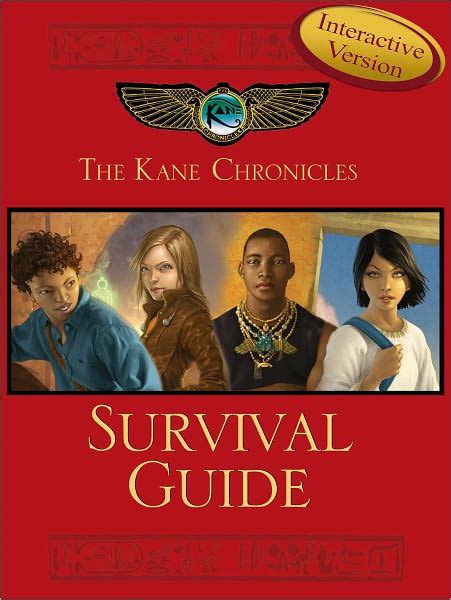 The Kane Chronicles Survival Guide By Rick Riordan Hardcover Barnes