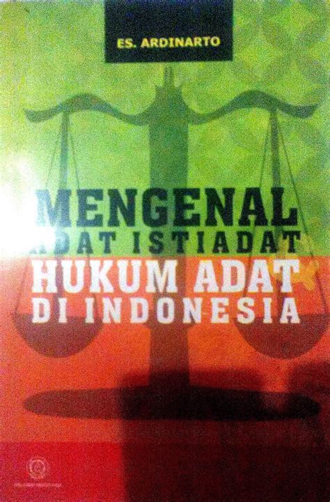 Toko Buku Sang Media Mengenal Hukum Adat Di Indonesia