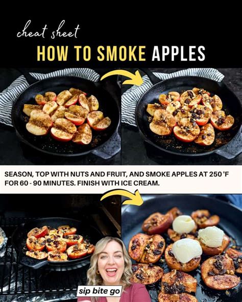 Traeger Smoked Apples Easy Smoker Dessert Idea Sip Bite Go