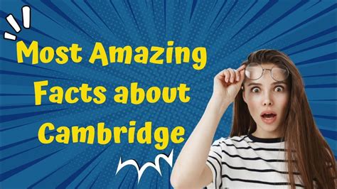 Amazing Facts About Cambridge City Youtube