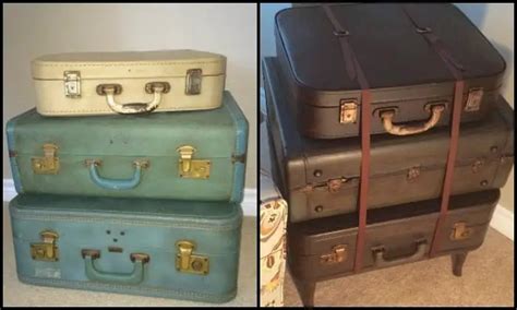 Upcycled Vintage Suitcase Side Table Diy Projects For Everyone