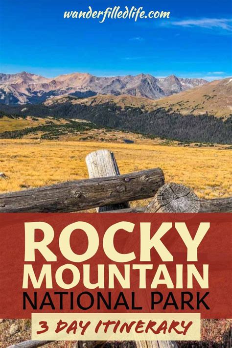 Our Three Day Rocky Mountain National Park Itinerary Rocky Mountain