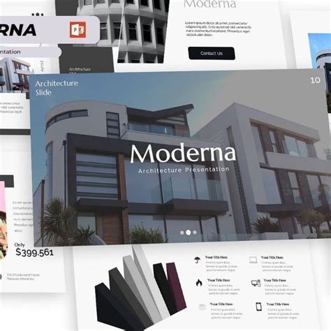 Moderna Architectures Powerpoint Presentation Template Powerpoint Template Presentation Topics